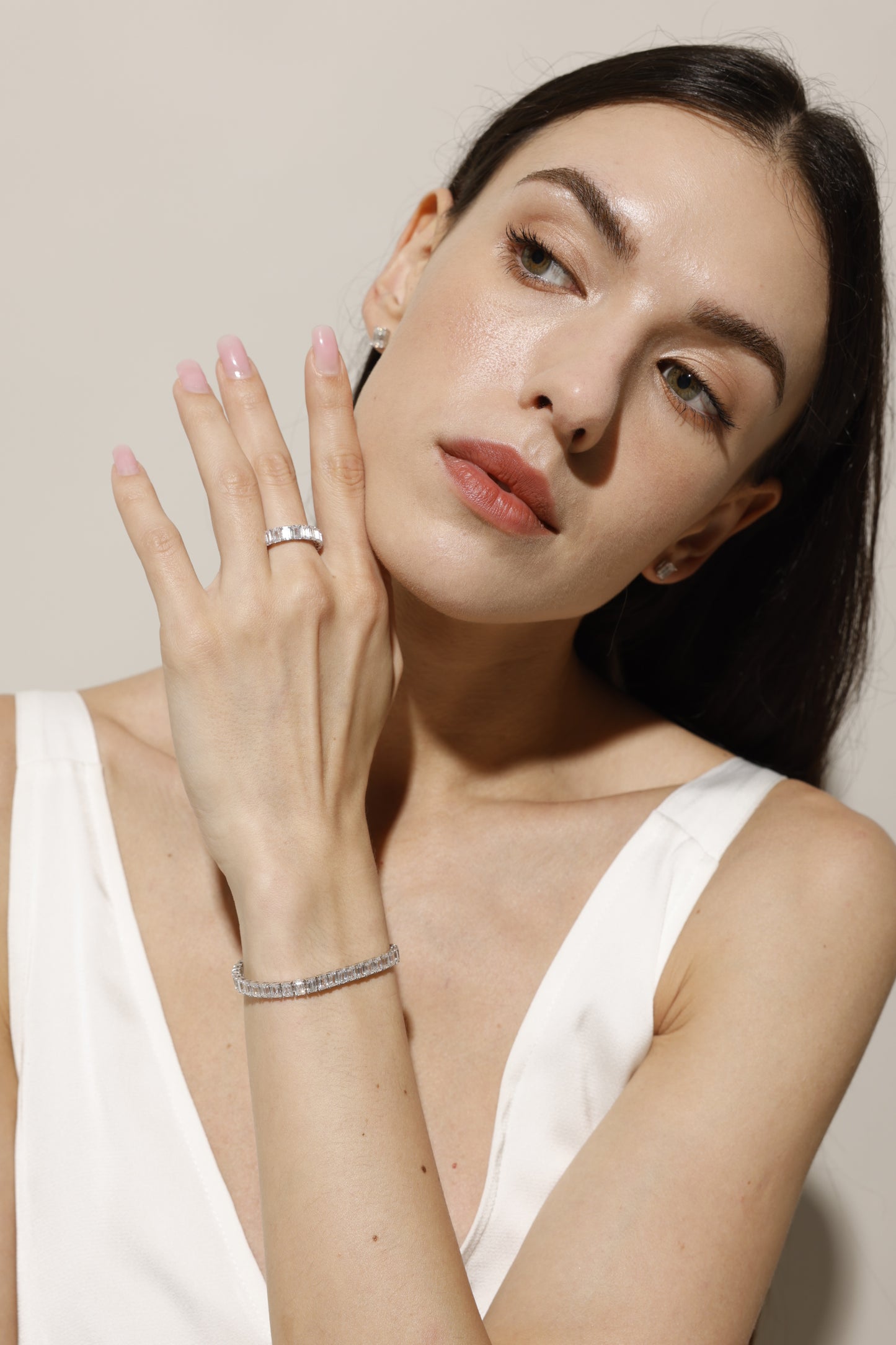 "Quiet Radiance” Moissanite Ring