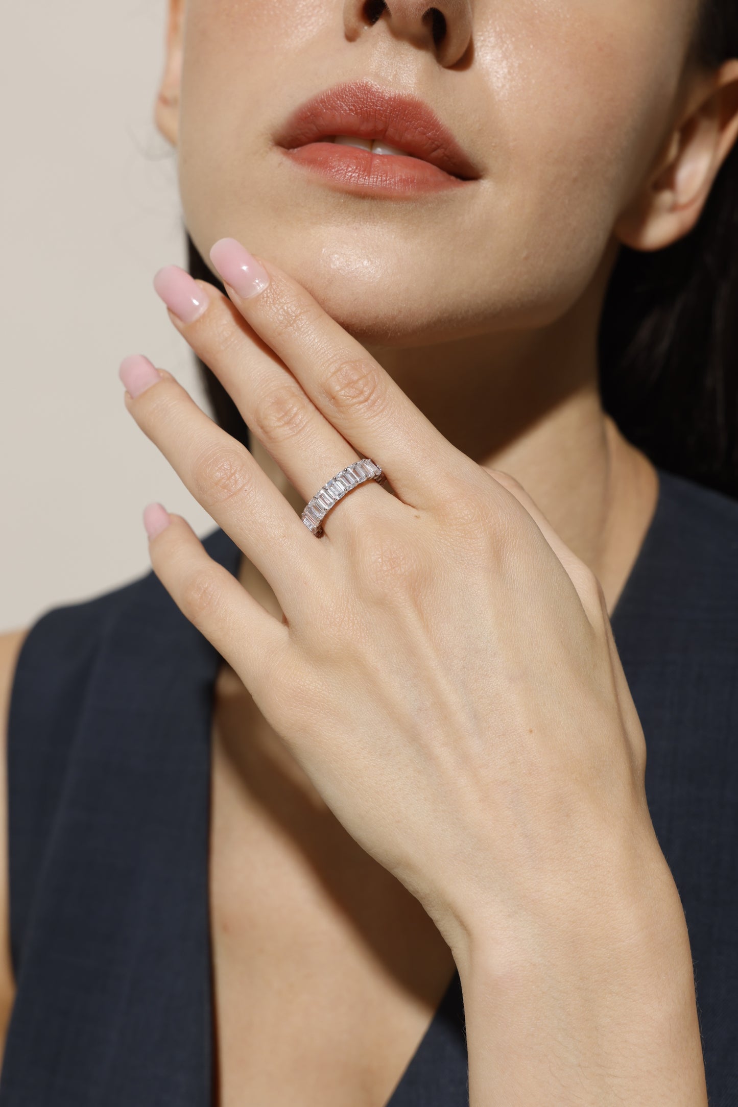 “Quiet Radiance” Diamonds Ring